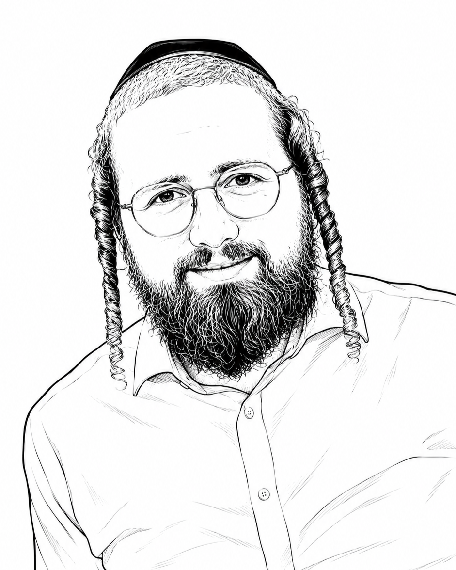 Illustrated portrait placeholder of Tzvi Serhofer