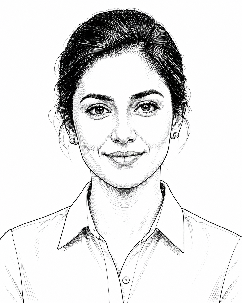 Illustrated portrait placeholder of Sara Goldberger